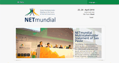 Desktop Screenshot of netmundial.br