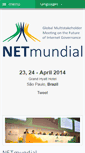 Mobile Screenshot of netmundial.br